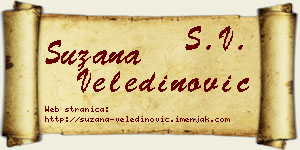 Suzana Veledinović vizit kartica